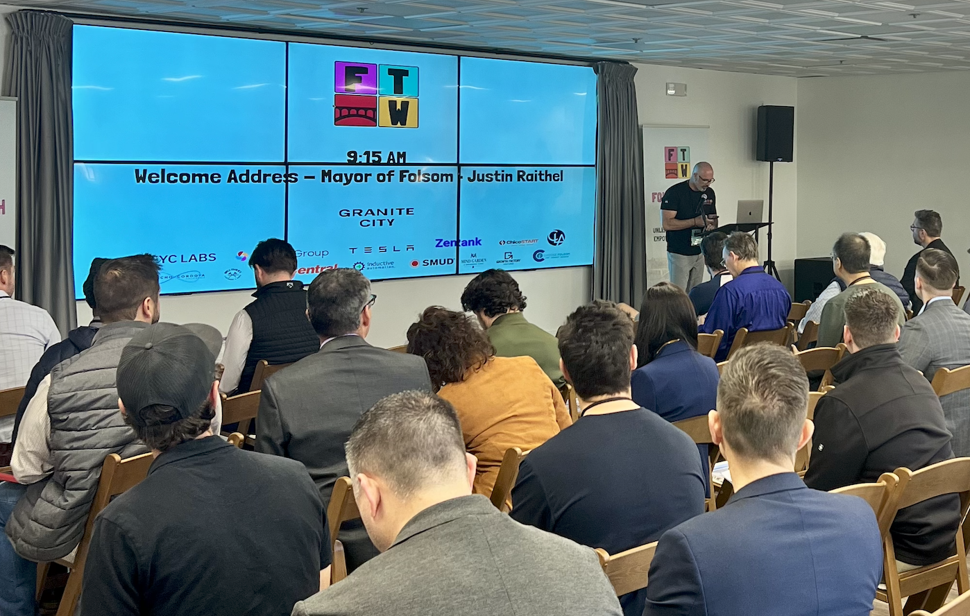 Audience at Welcome Address