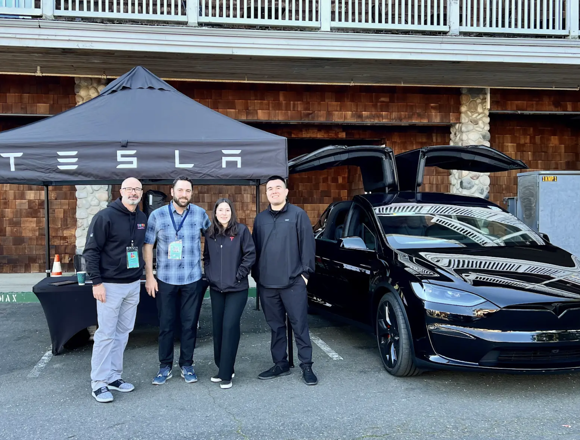 Tesla test drive at Folsom Tech Week